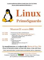 Linux Primo Sguardo - Manifestino
